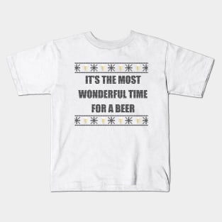 It's The Most Wonderful Time For A Beer Kids T-Shirt